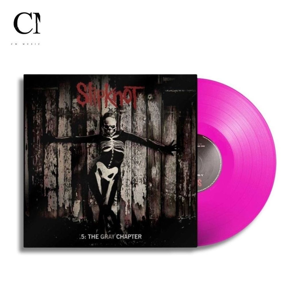 滑結樂團 Slipknot - 5: The Gray Chapter【粉色彩膠】（黑膠唱片 2LP） 封面