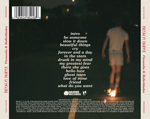 班森布恩 Benson Boone - Fireworks & Rollerblades（CD） 內頁 1