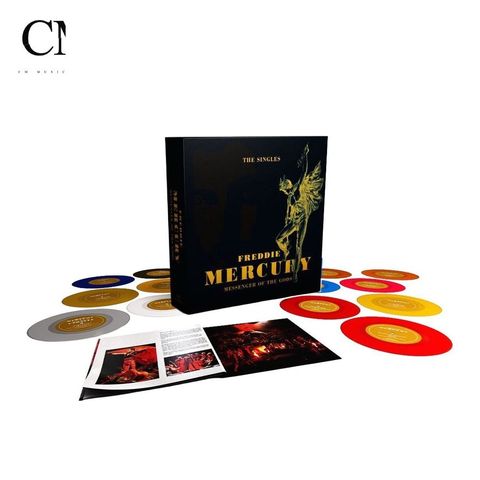 佛萊迪墨裘瑞 Freddie Mercury - Messenger Of The Gods: The Singles【收藏者盒裝版|7寸彩膠】(黑膠唱片 13LP)