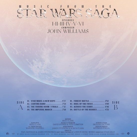 The City Of Prague Philharmonic Orchestra - 星際大戰 Music From The Star Wars Saga【透明膠】（黑膠唱片 LP） 內頁 1