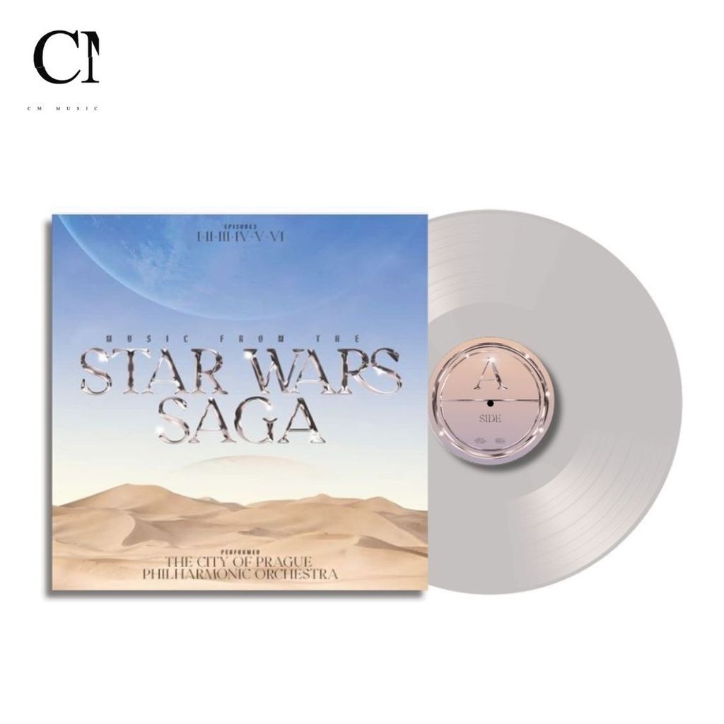 The City Of Prague Philharmonic Orchestra - 星際大戰 Music From The Star Wars Saga【透明膠】（黑膠唱片 LP） 封面