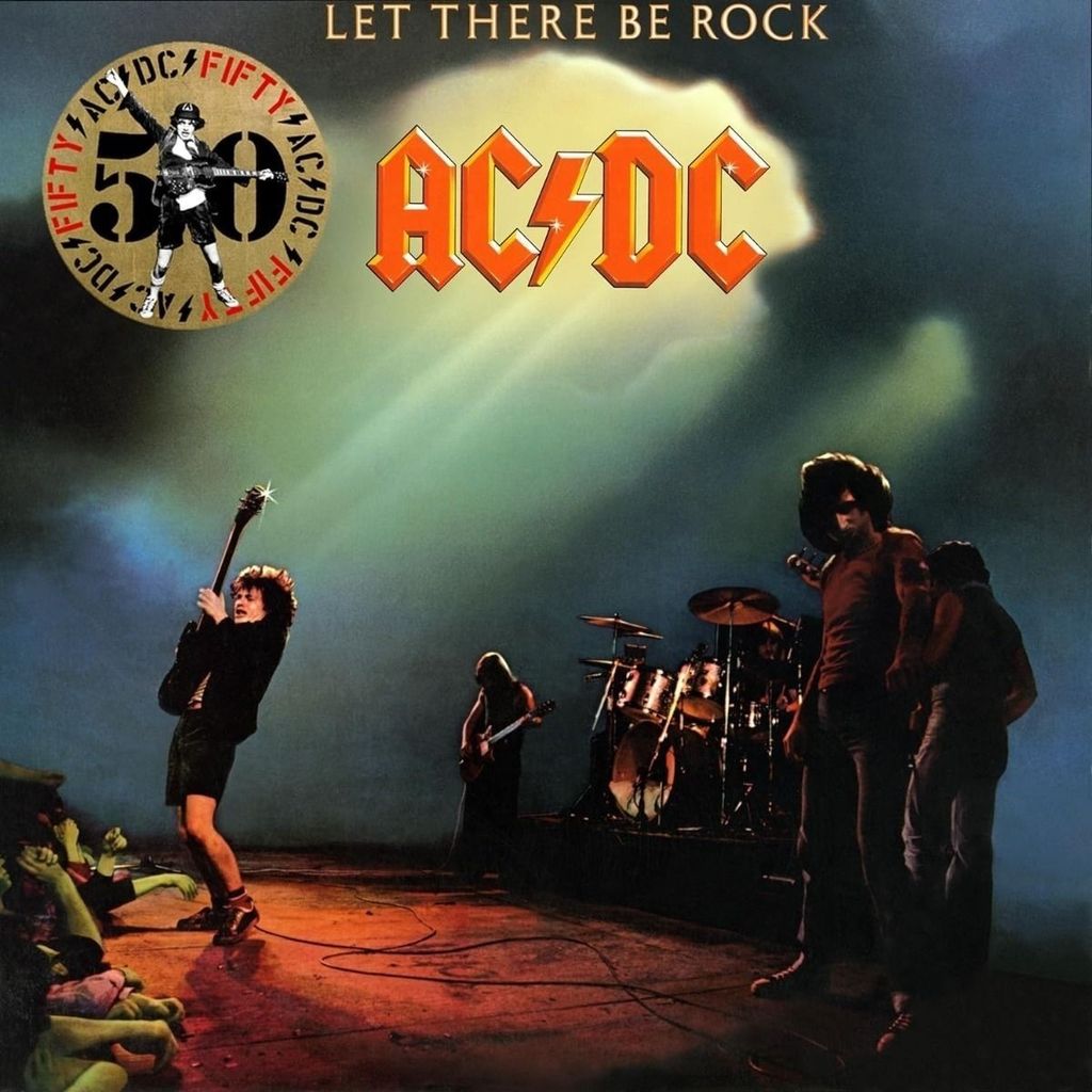 AC/DC - Let There Be Rock【50周年紀念版｜金色彩膠】（黑膠唱片 LP） 內頁 1