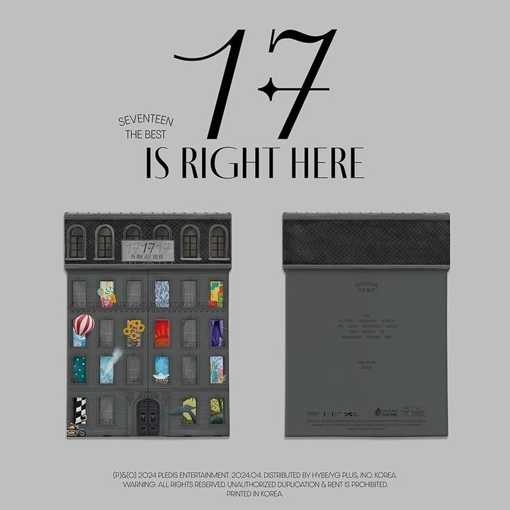 SEVENTEEN - Best Album: 17 Is Right Here【HERE / HEAR 版】（2CD） 內頁 1