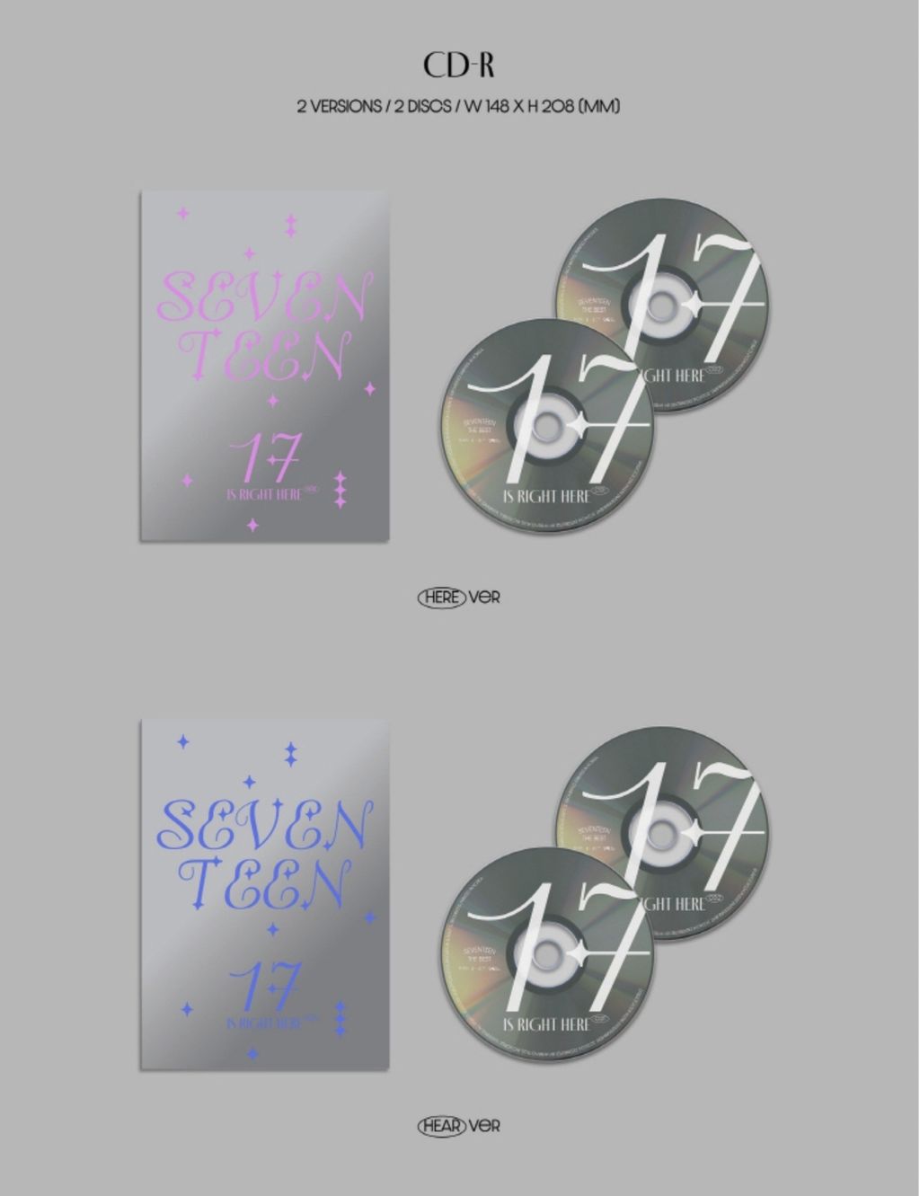 SEVENTEEN - Best Album: 17 Is Right Here【HERE / HEAR 版】（2CD） 內頁 5