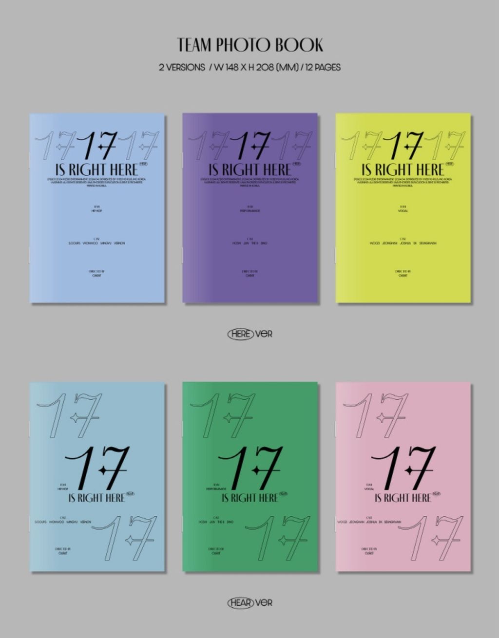 SEVENTEEN - Best Album: 17 Is Right Here【HERE / HEAR 版】（2CD） 內頁 7