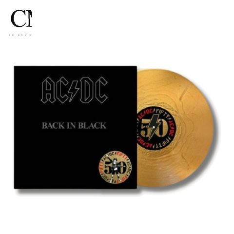 AC/DC - Back In Black【50周年紀念版｜金色彩膠】（黑膠唱片 LP）