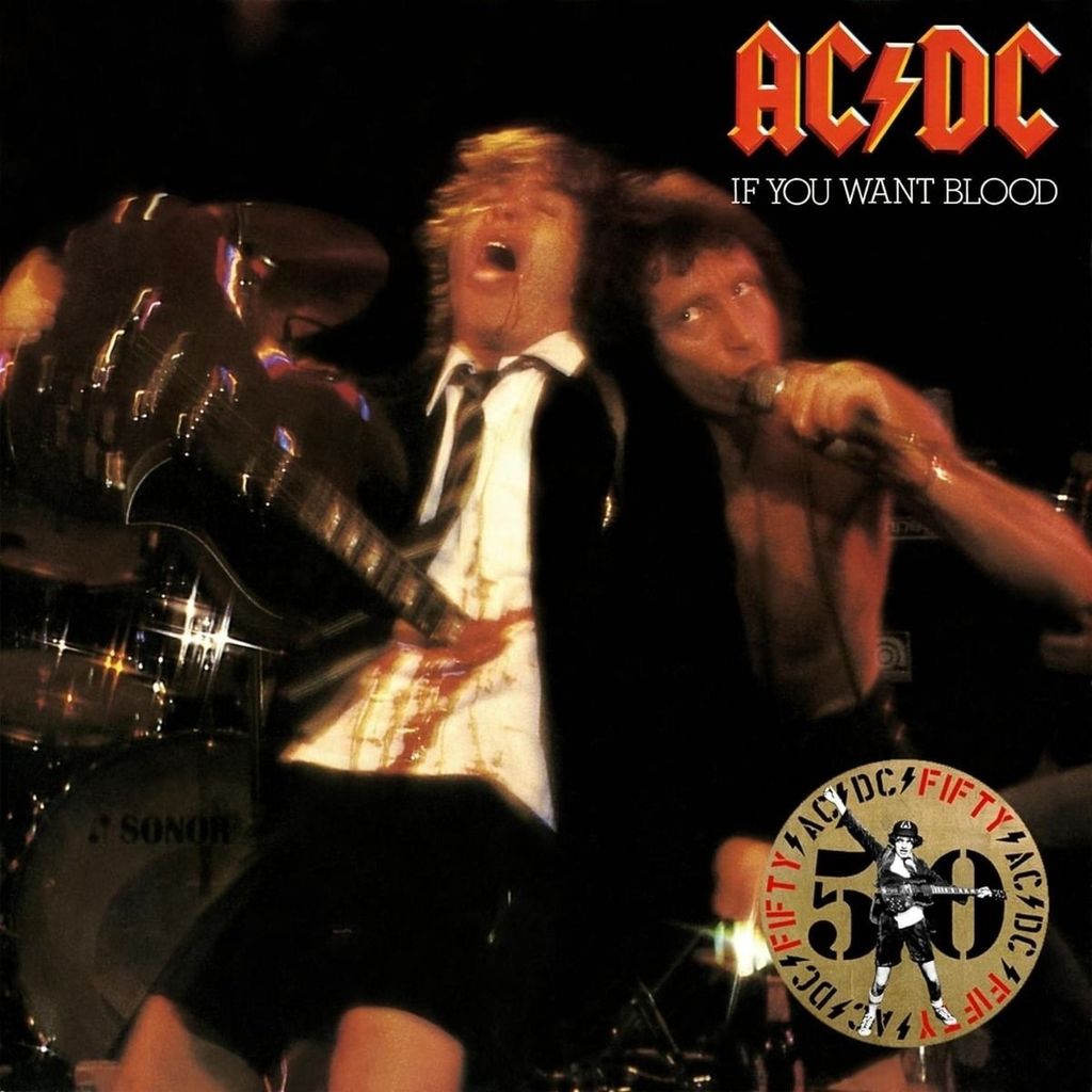 AC/DC - If You Want Blood You've Got It【50周年紀念版｜金色彩膠】（黑膠唱片 LP） 內頁 1