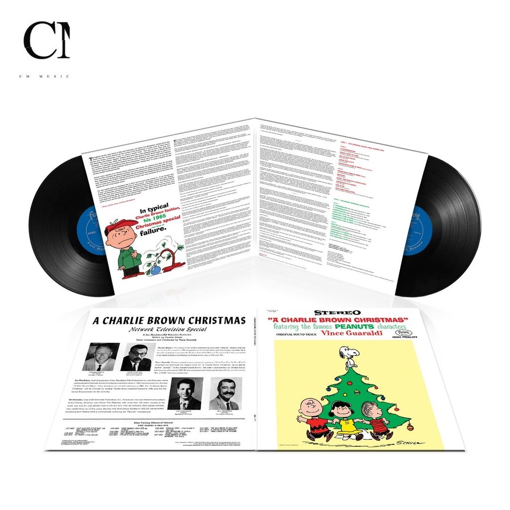 查理布朗 Vince Guaraldi Trio - A Charlie Brown Christmas 聖誕節特輯【豪華版】（黑膠唱片 2LP） 封面