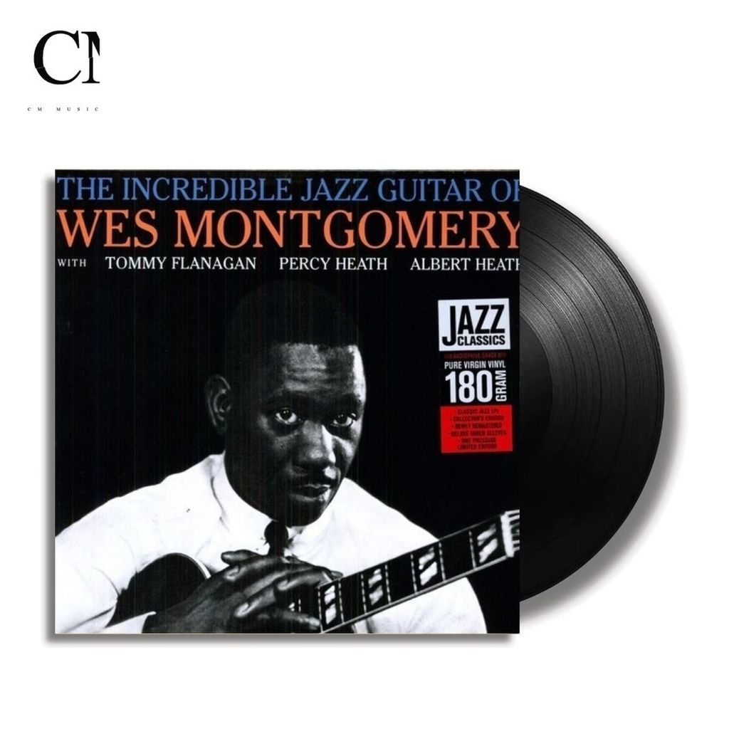 魏斯蒙哥馬利 Wes Montgomery - Incredible Jazz Guitar【限量版｜180克】（黑膠唱片 LP） 封面