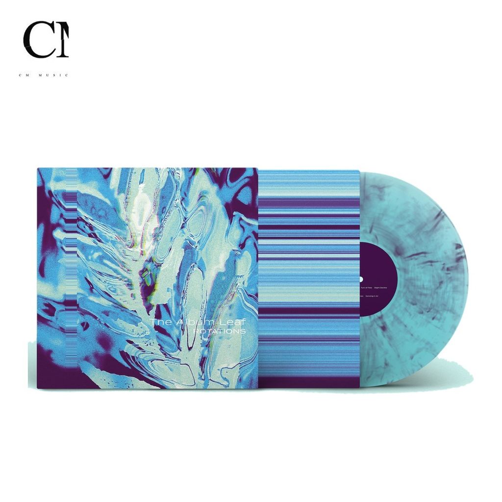The Album Leaf - ROTATIONS【限量版｜藍紫潑墨彩膠】（黑膠唱片 2LP） 封面