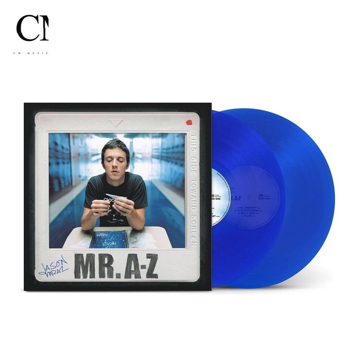 Jason Mraz - Mr. A-Z【豪華版｜藍色彩膠】（黑膠唱片 2LP） 封面