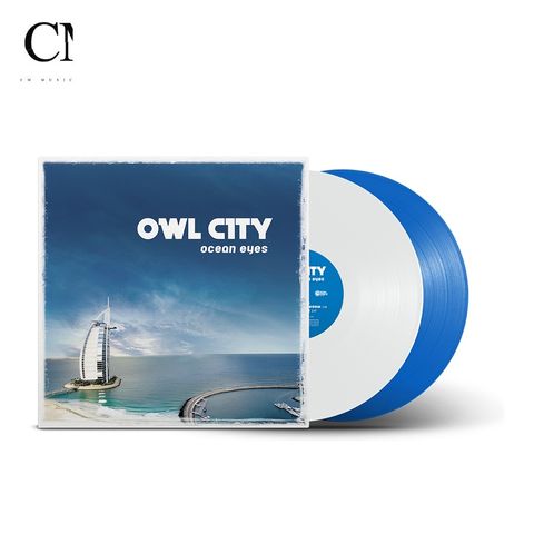 貓頭鷹之城 Owl City - Ocean Eyes【白色＋透明藍彩膠】（黑膠唱片 2LP）
