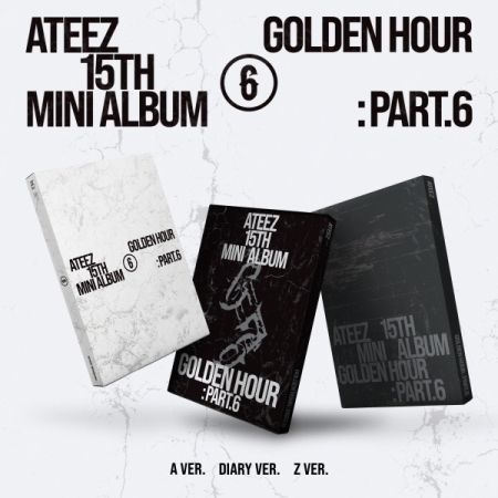 ATEEZ - 迷你十五輯：GOLDEN HOUR : Part.6【Photobook 版】（CD） 封面