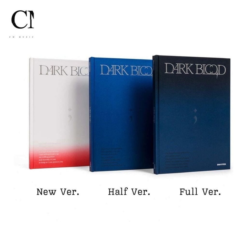 【預購限時補貨】ENHYPEN - 迷你四輯：DARK BLOOD 【Photobook 版】（CD） 封面