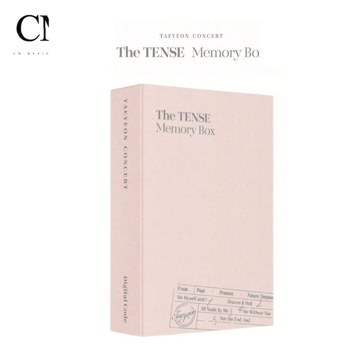【限時補貨預購】太妍 TAEYEON（少女時代） - 演唱會盒裝紀念：THE TENSE 【Digital Code】（數位專輯） 封面
