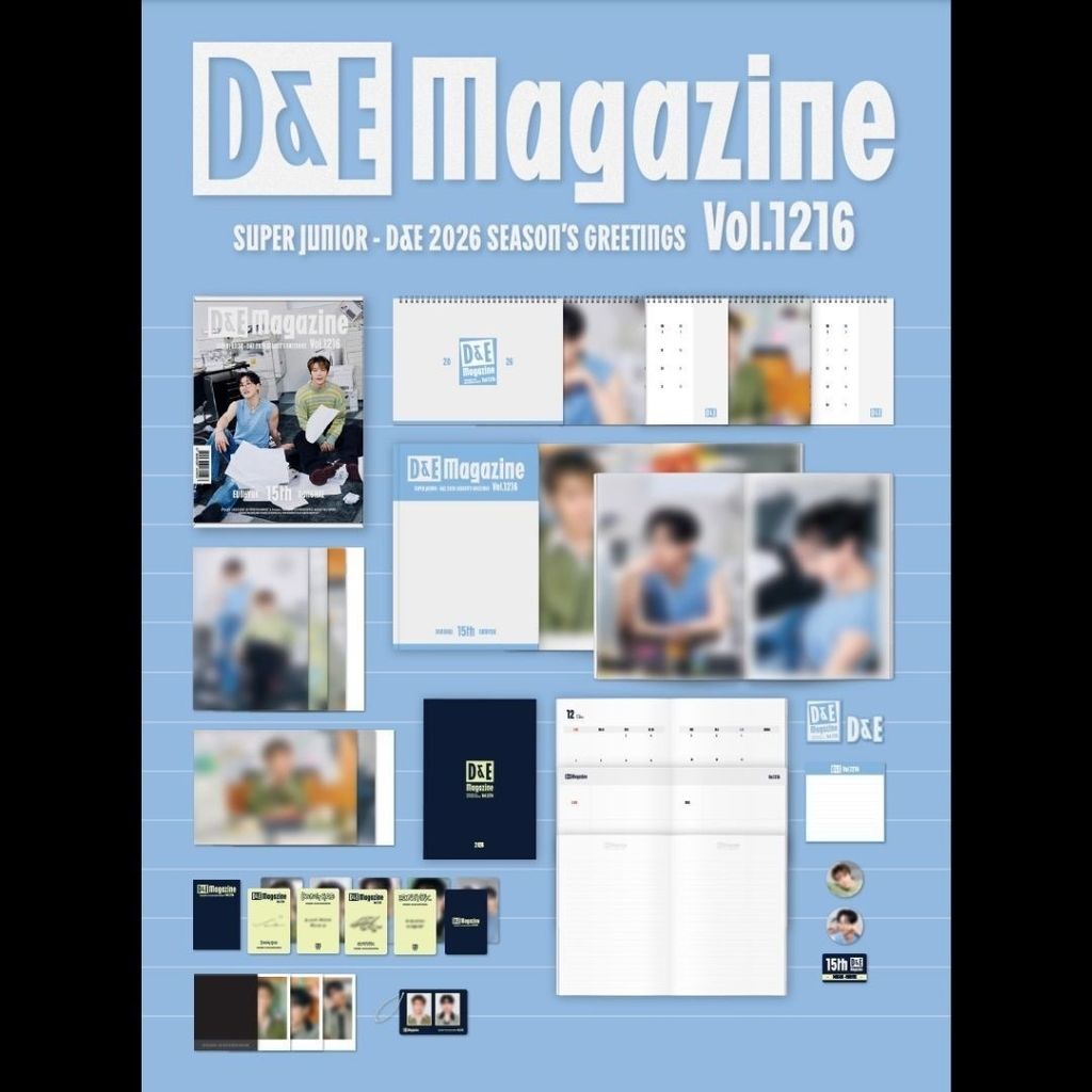 SUPER JUNIOR D&E 東海&銀赫 - 2026 Season Greetings 【2026 年曆】（官方周邊） 內頁 1