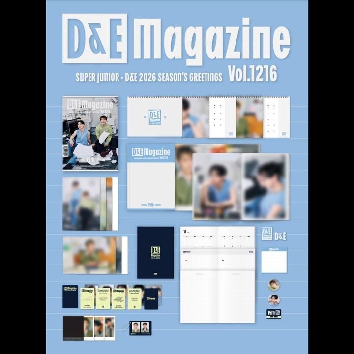 SUPER JUNIOR D&E 東海&銀赫 - 2026 Season Greetings 【2026 年曆】（官方周邊） 內頁 1