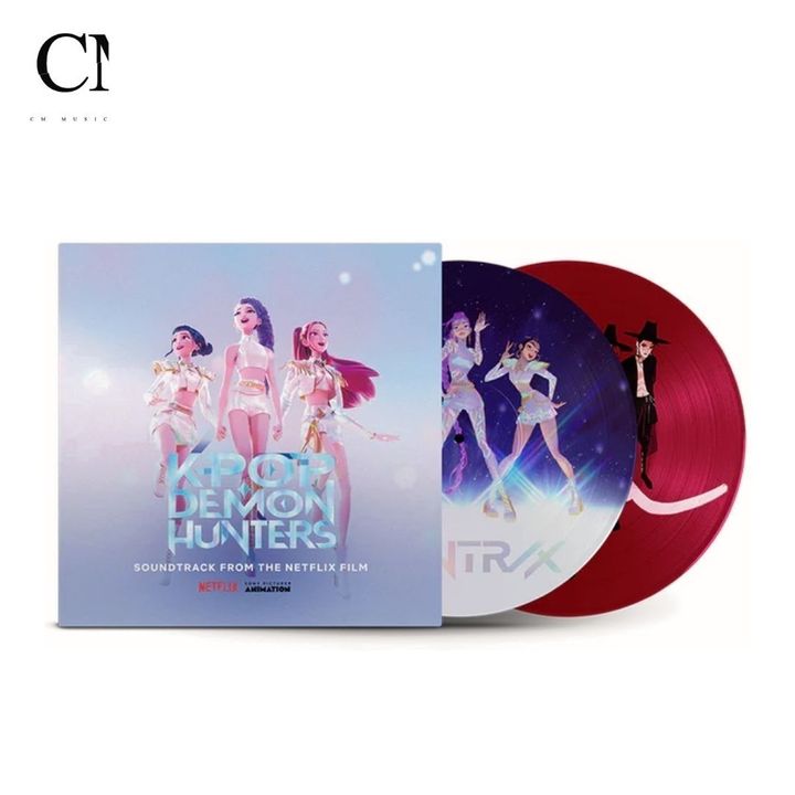 獵魔女團 KPop Demon Hunters 原聲帶 【圖片彩膠｜含小卡, 海報】 (黑膠唱片 LP) 封面