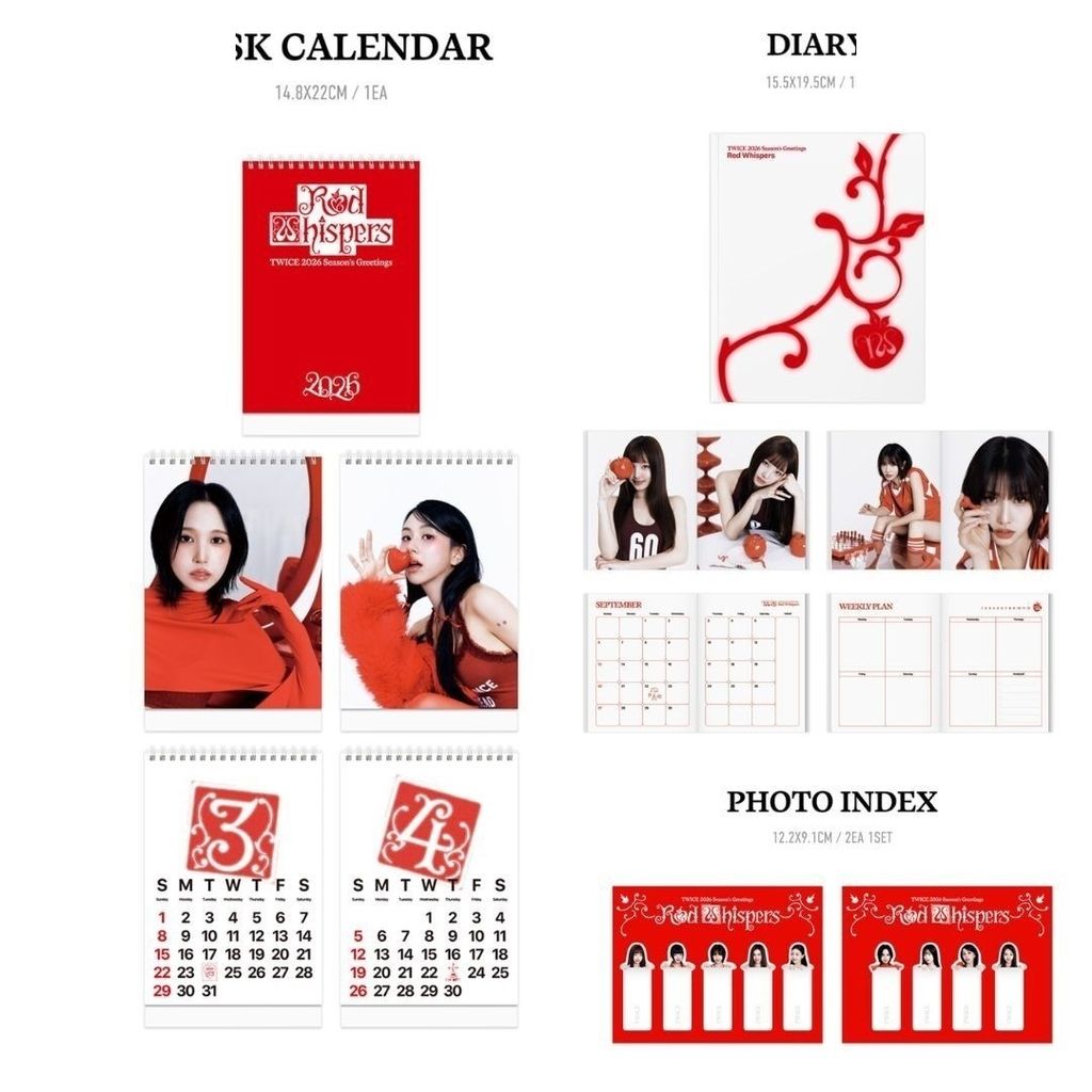 TWICE - 2026 Season Greetings 【2026 年曆】（官方周邊） 內頁 1