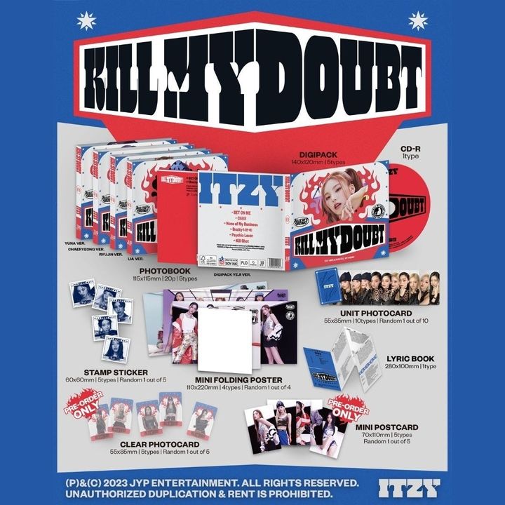 ITZY - Kill My Doubt【Digipack 版】（CD） 內頁 1