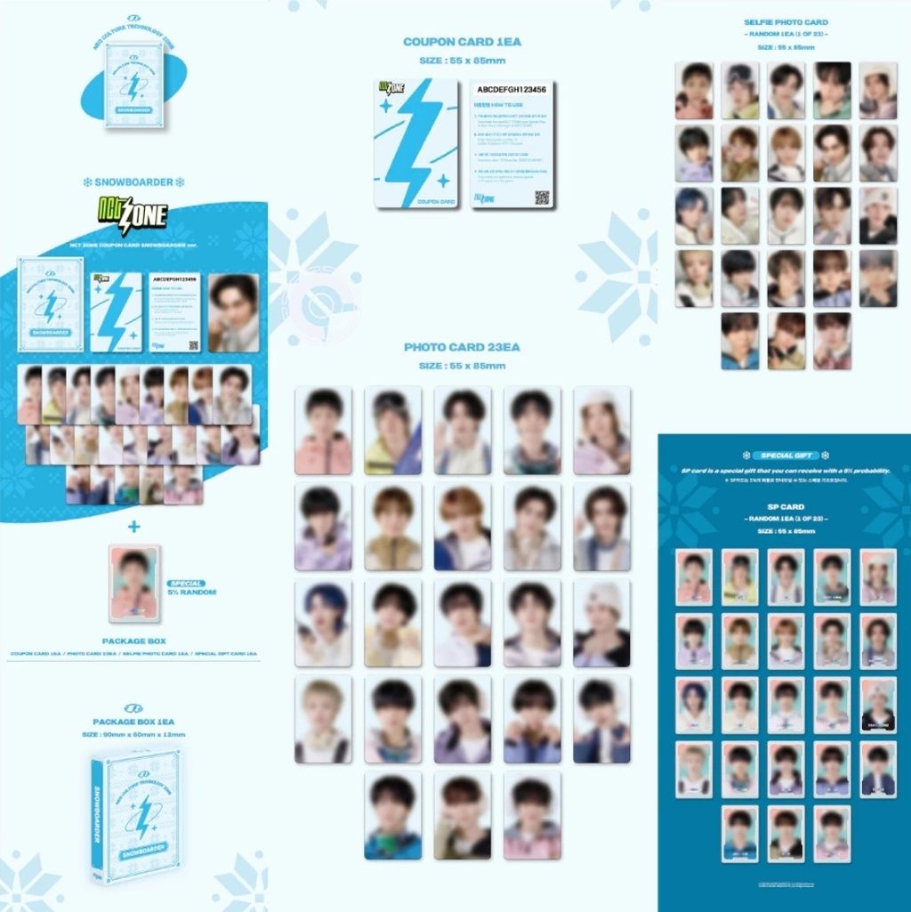 NCT ZONE - Coupon Card: Snowboarder ( 官方周邊 ) 內頁 1