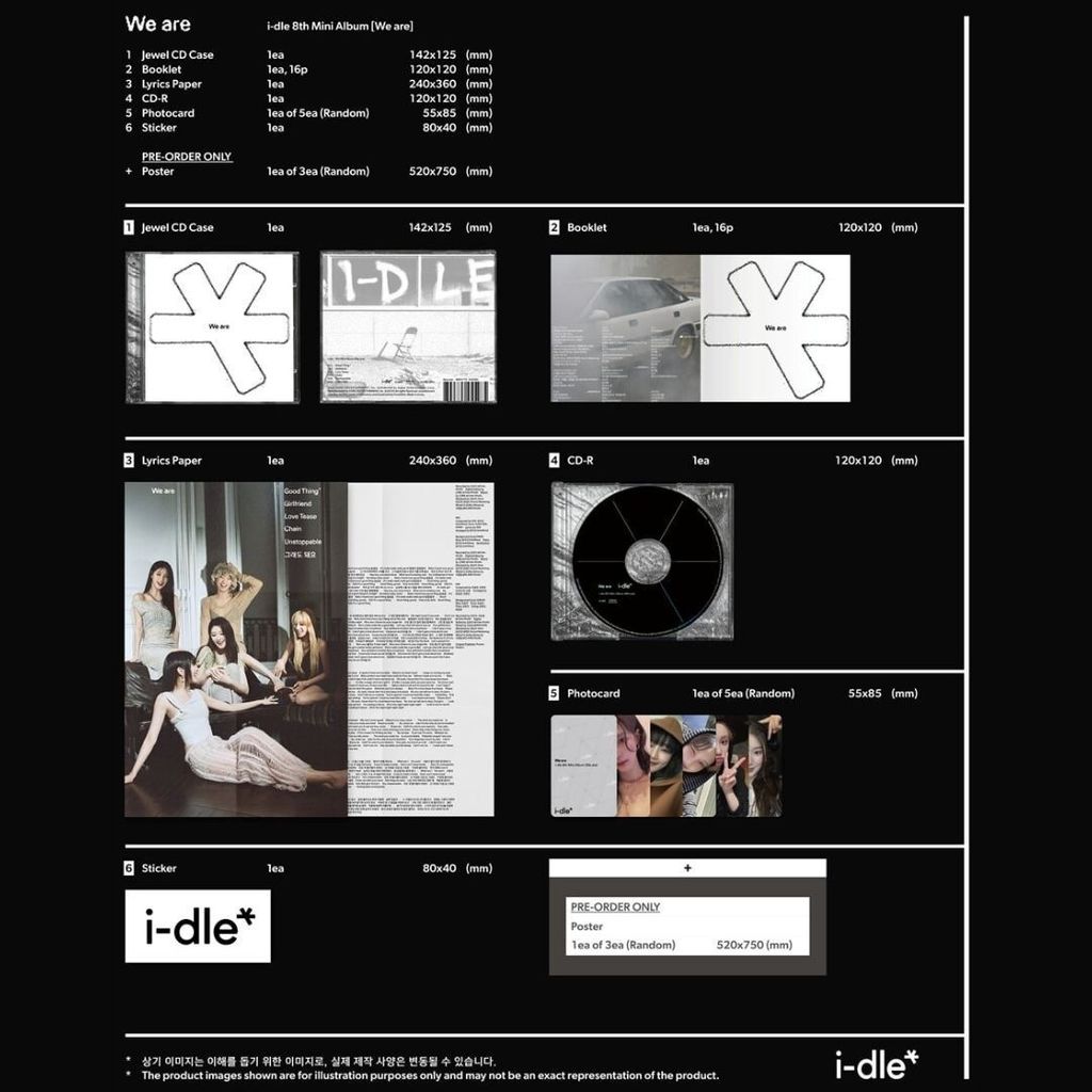 i-dle - 迷你八輯：We Are 【Jewel 特別版】（CD） 內頁 1