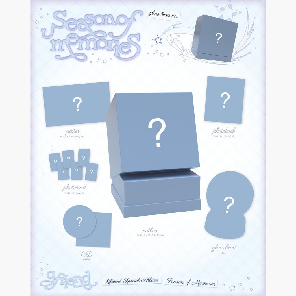 GFRIEND - 特別專輯: Season of Memories（Glass Bead 版｜CD） 內頁 1