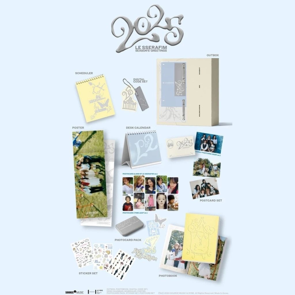 LE SSERAFIM - 2025 Season's Greetings（年曆｜官方周邊） 內頁 1