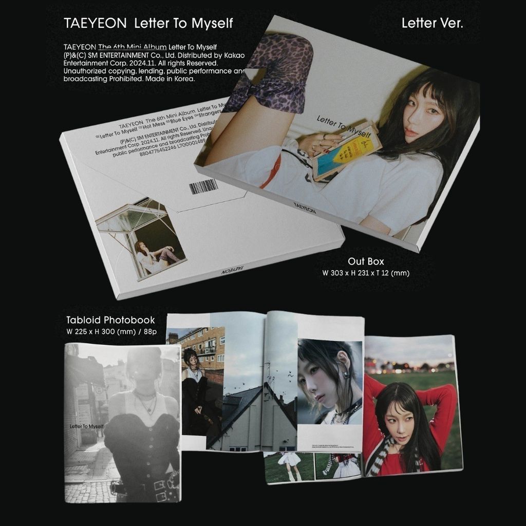 太妍 TAEYEON (少女時代) - 迷你六輯: Letter To Myself（Letter 版｜CD） 內頁 2