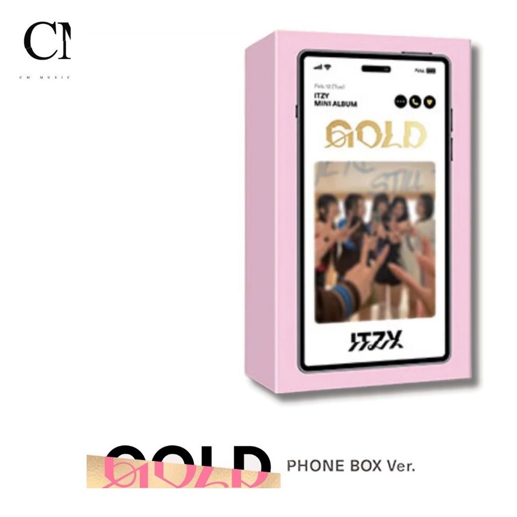 ITZY - 迷你專輯: Gold（Phone Box 版｜CD） 封面