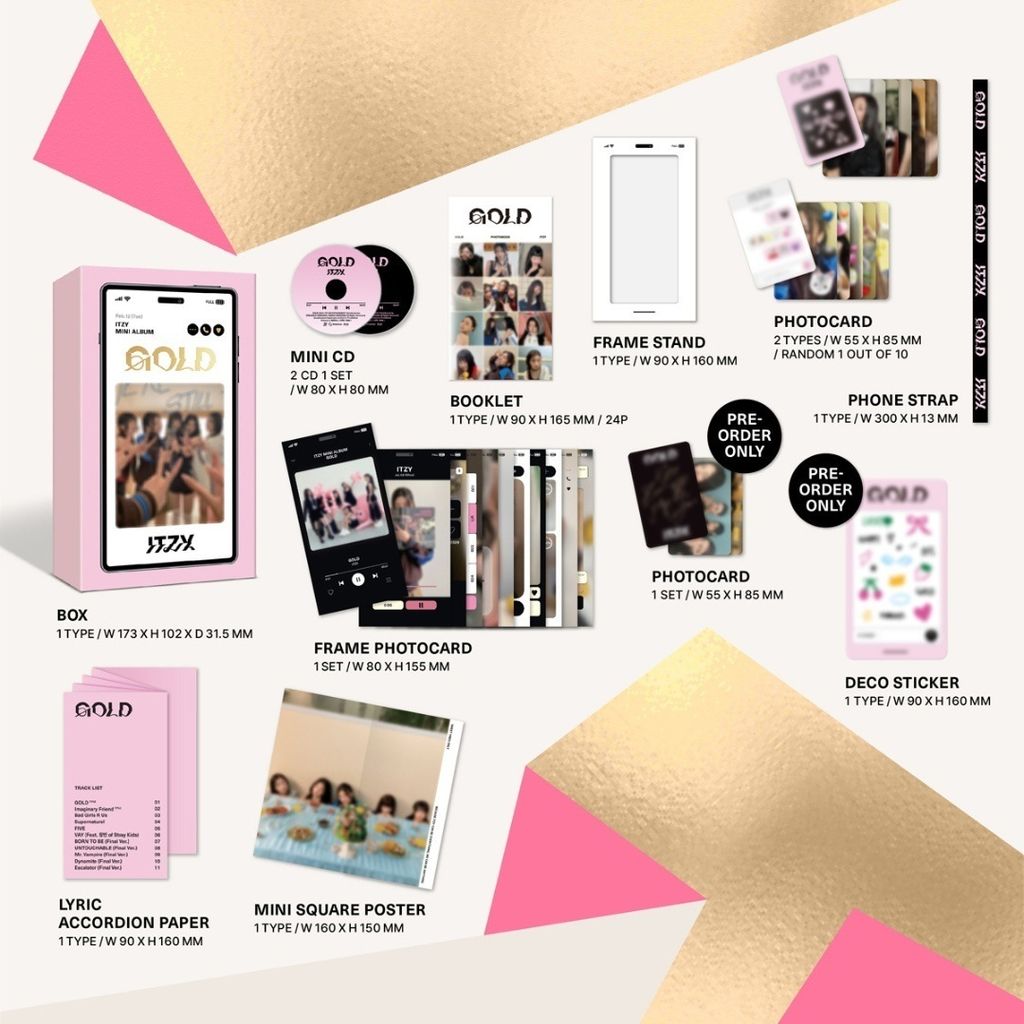 ITZY - 迷你專輯: Gold（Phone Box 版｜CD） 內頁 2