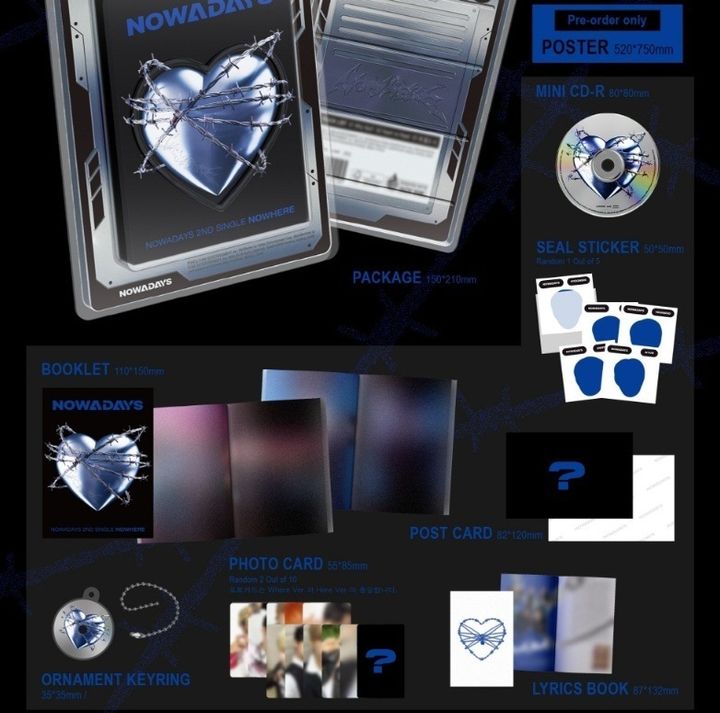 NOWADAYS - 單曲二專 : Nowhere ( CD ) 內頁 1