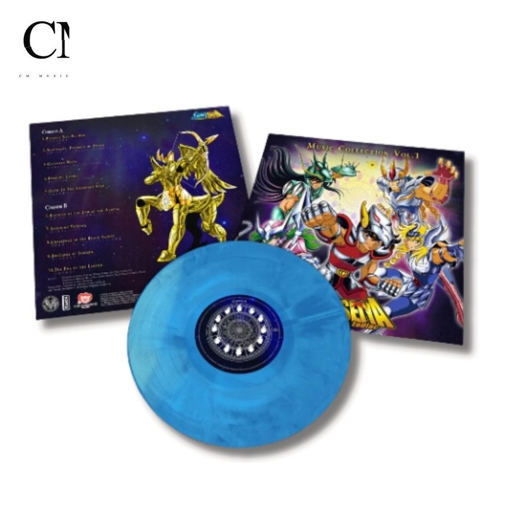 聖鬥士星矢：黃道十二宮戰士 Vol.1【藍色彩膠】（黑膠唱片 LP） 封面