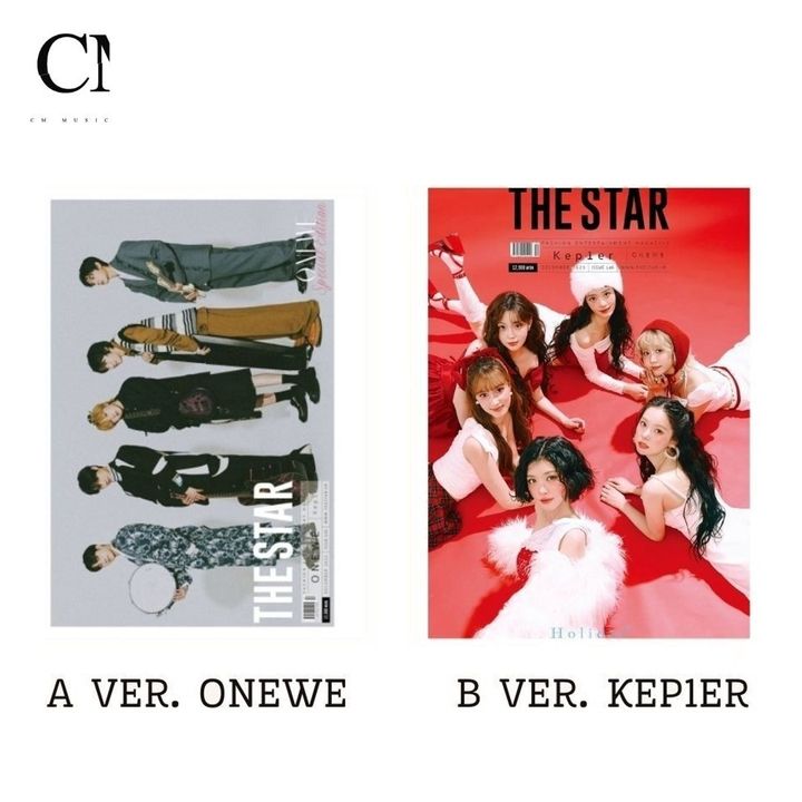 THE STAR 2025 12月號封面人物：ONEWE& KEP1ER（韓國雜誌） 封面