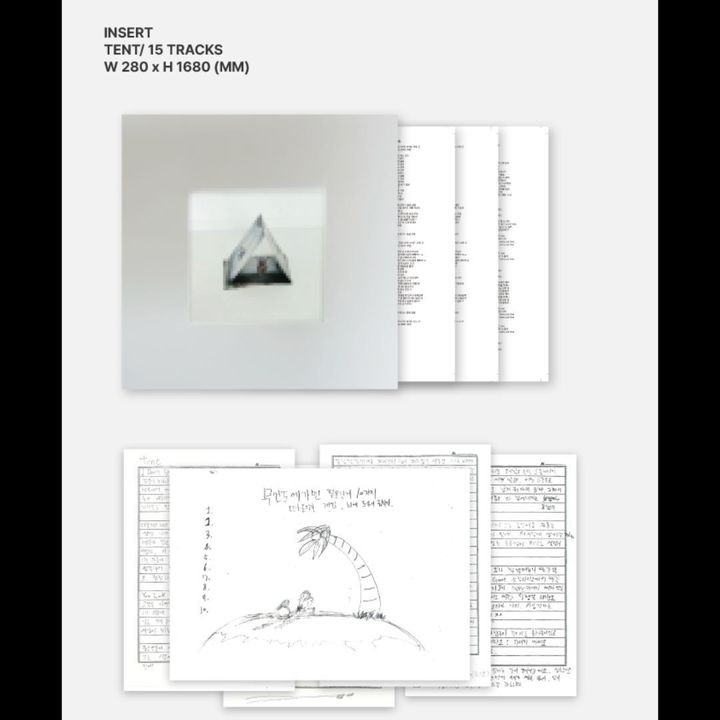 鄭智元 Wonstein - 首張正規專輯：TENT 【透明膠】（黑膠唱片 LP） 內頁 1