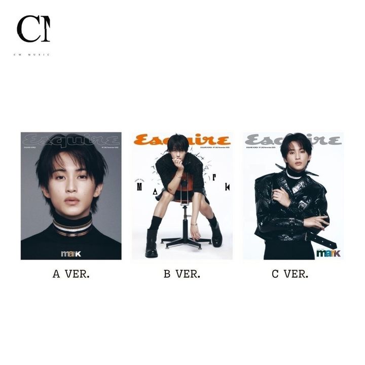 ESQUIRE 2025 11月號封面人物：李敏形 MARK 【NCT】（韓國雜誌） 封面
