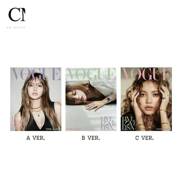 VOGUE 2025 12月號封面人物：LISA 【BLACKPINK】（韓國雜誌） 封面
