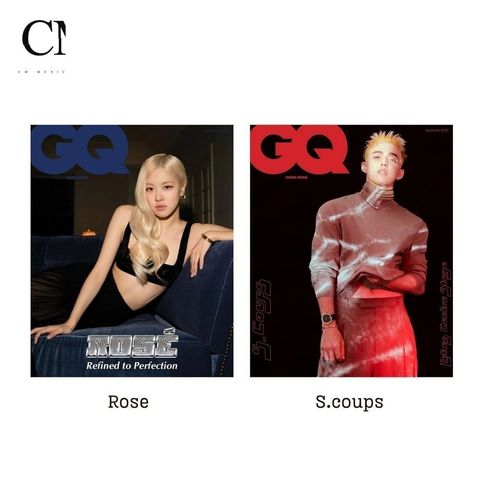 GQ HK 2025 9月號封面人物：Rose / S.coups 【Blackpink / Seventeen】（韓國雜誌）