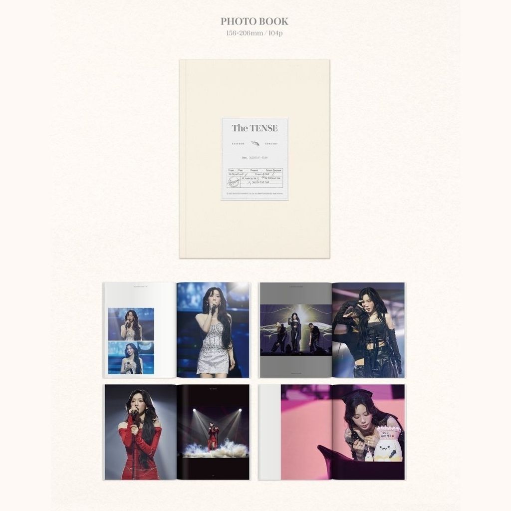 【限時補貨預購】太妍 TAEYEON（少女時代）- 演唱會盒裝紀念：THE TENSE 【藍光 BLU-RAY】（CD） 內頁 2