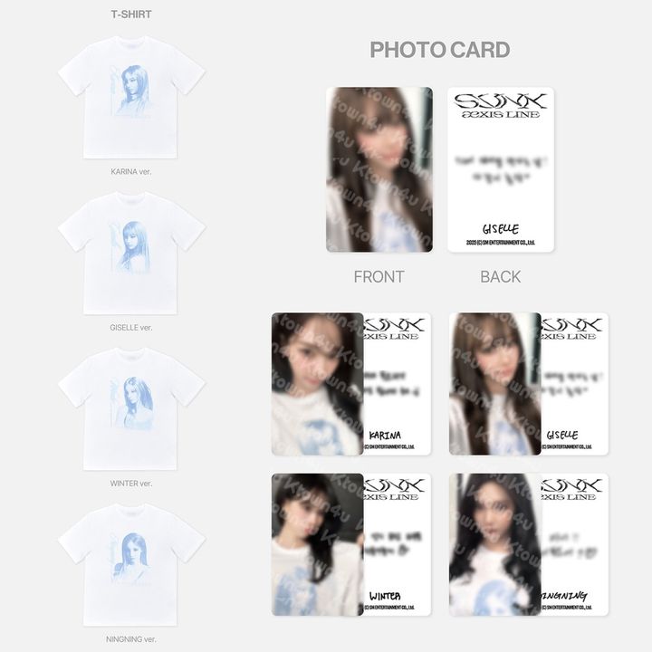 aespa - aeXIS LINE 2025 LIVE TOUR 演唱會【T-Shirt】（官方周邊） 內頁 1