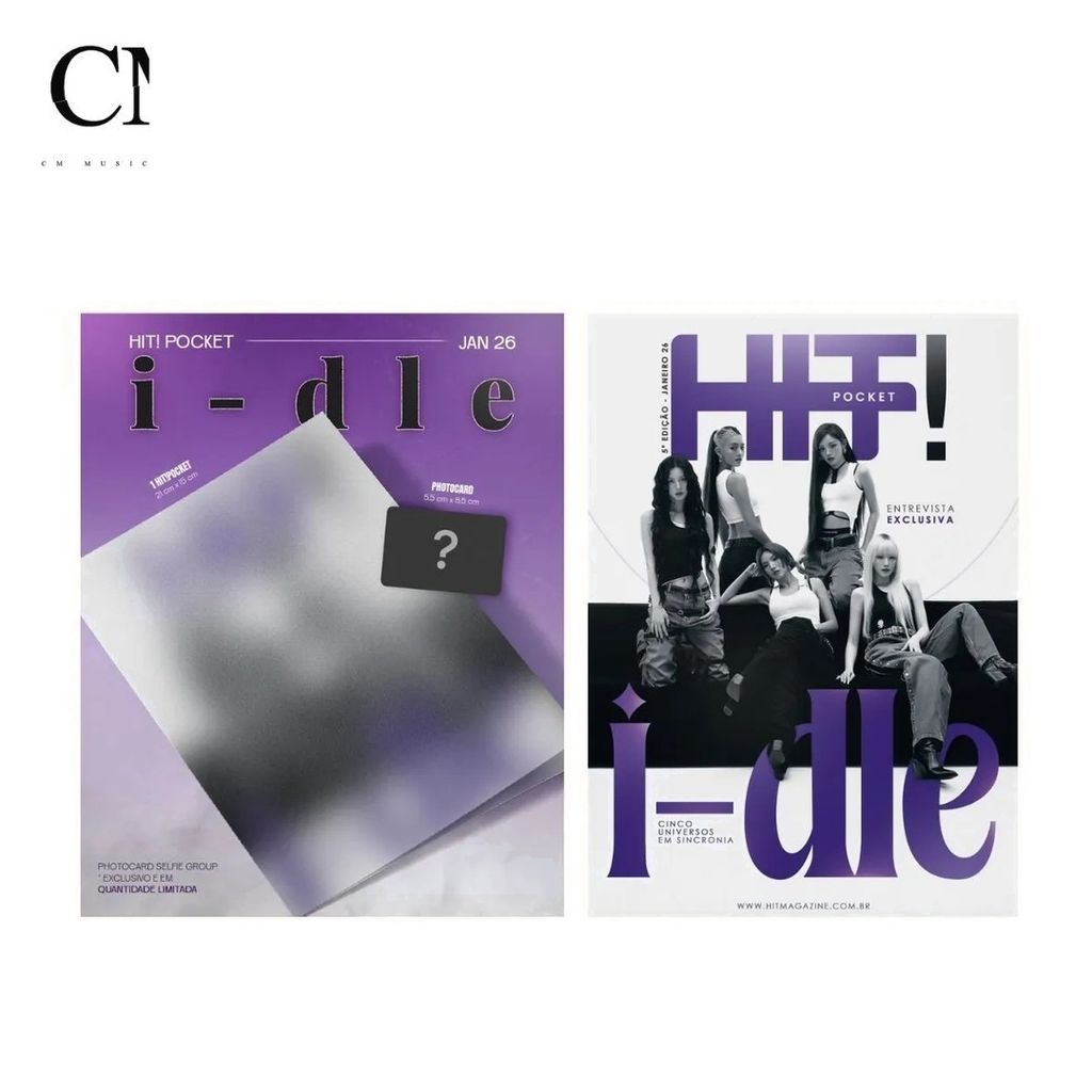 HIT! 2026 1月號封面人物：I-DLE（巴西雜誌） 封面