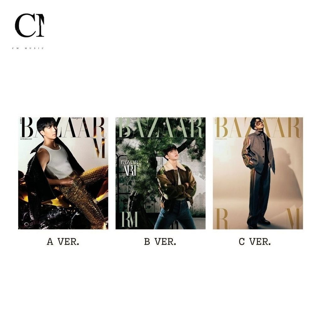 BAZAAR 9月號 封面人物：RM【BTS】（韓國雜誌） 封面