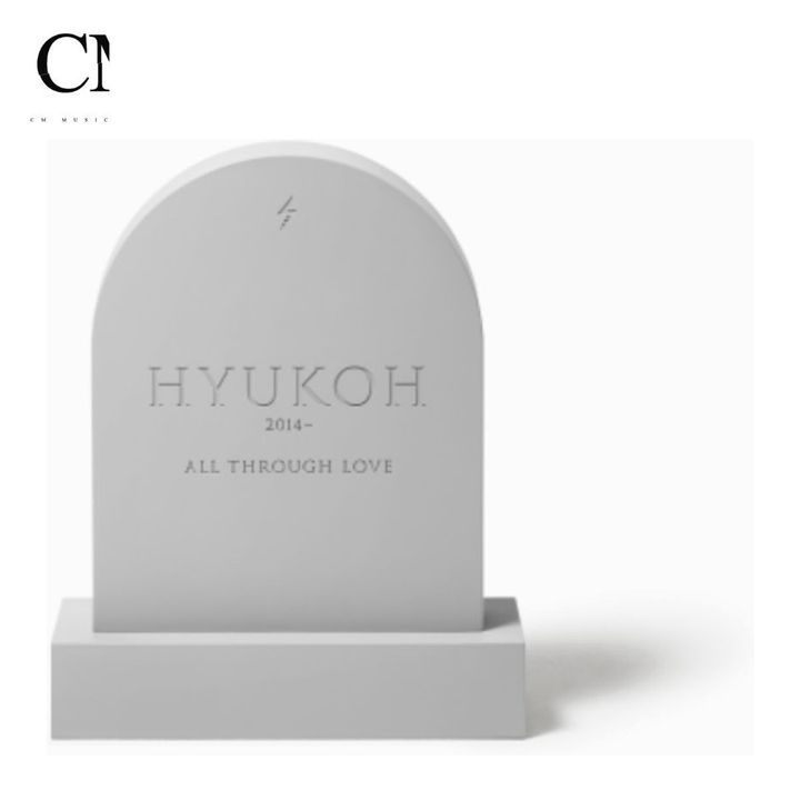 私訊客服下單 [不適用商店優惠券] HYUKOH 墓碑全球限定版 Funeral for a Friend【 HYUKOH X 藤原浩 Fragment Design】（黑膠唱片 5LP） 封面