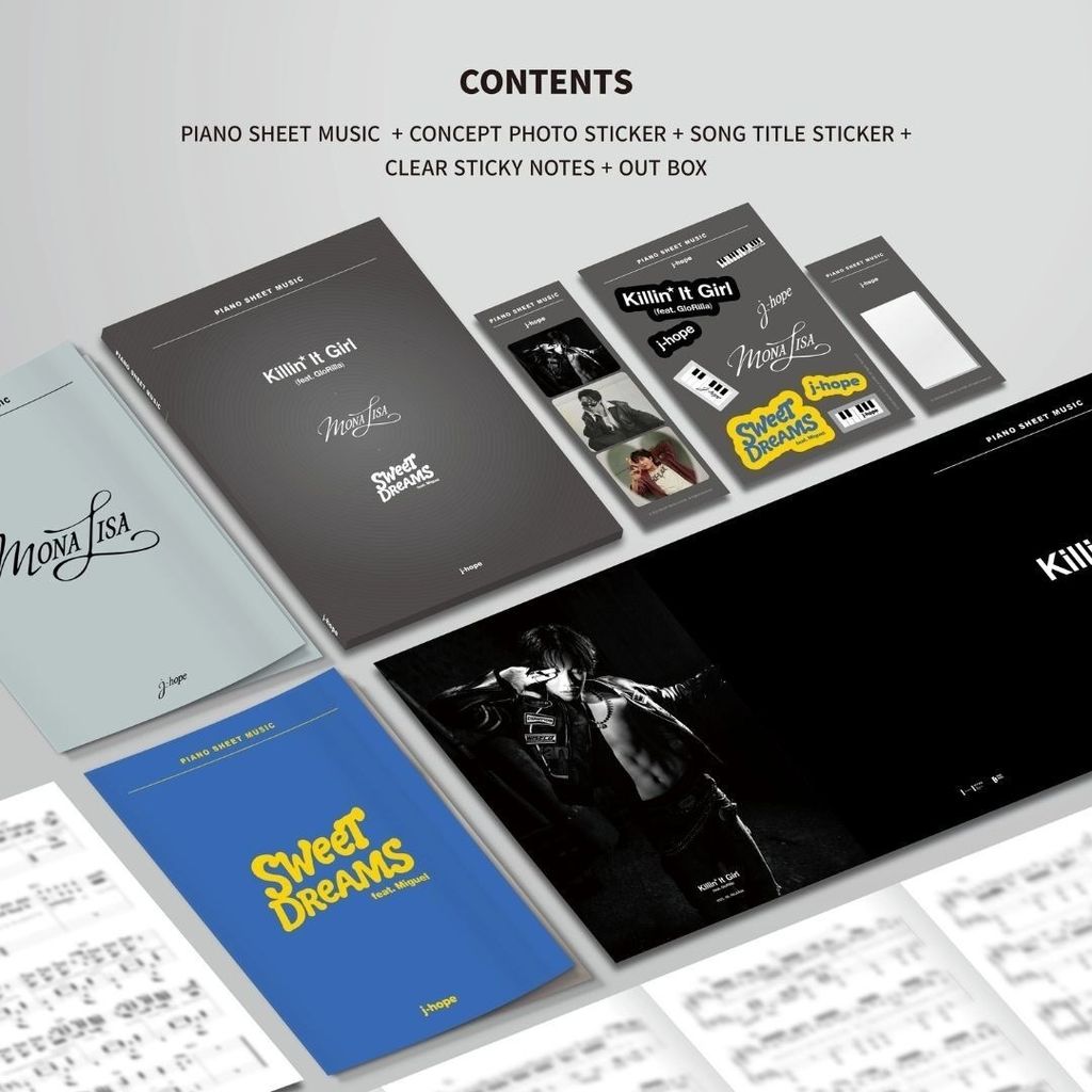 J-Hope（BTS）- Piano Sheet Music Package【鋼琴譜】（官方周邊） 內頁 2