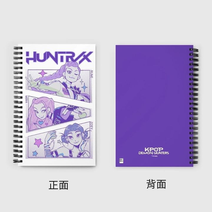 獵魔女團 KPop Demon Hunters - Huntrix 插畫風格版 【海報｜筆記本】（周邊商品） 內頁 1