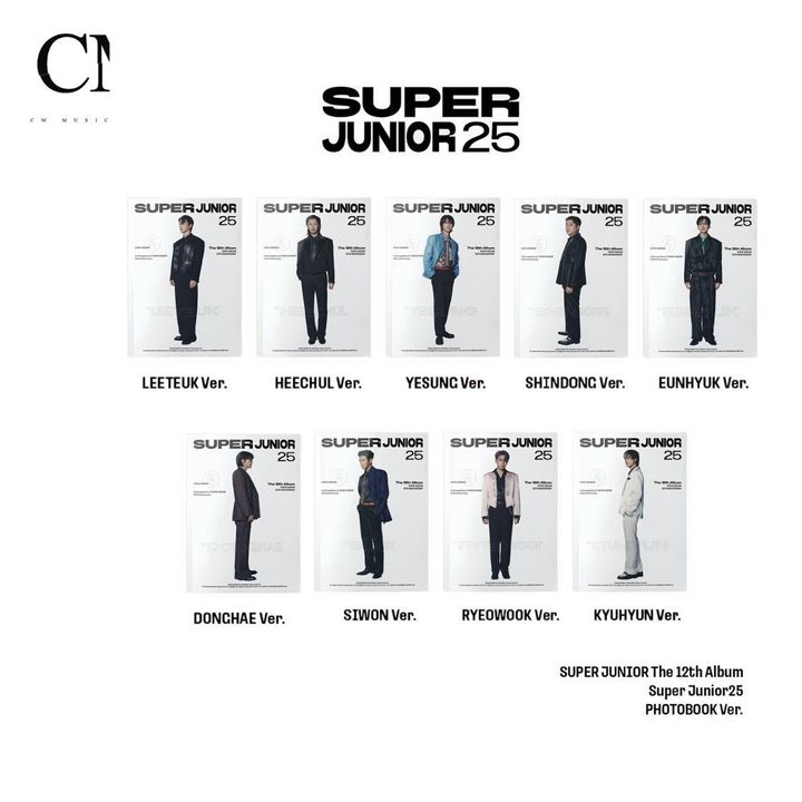 Super Junior - 正規十二輯: SUPER JUNIOR25【Photobook版】（CD） 封面