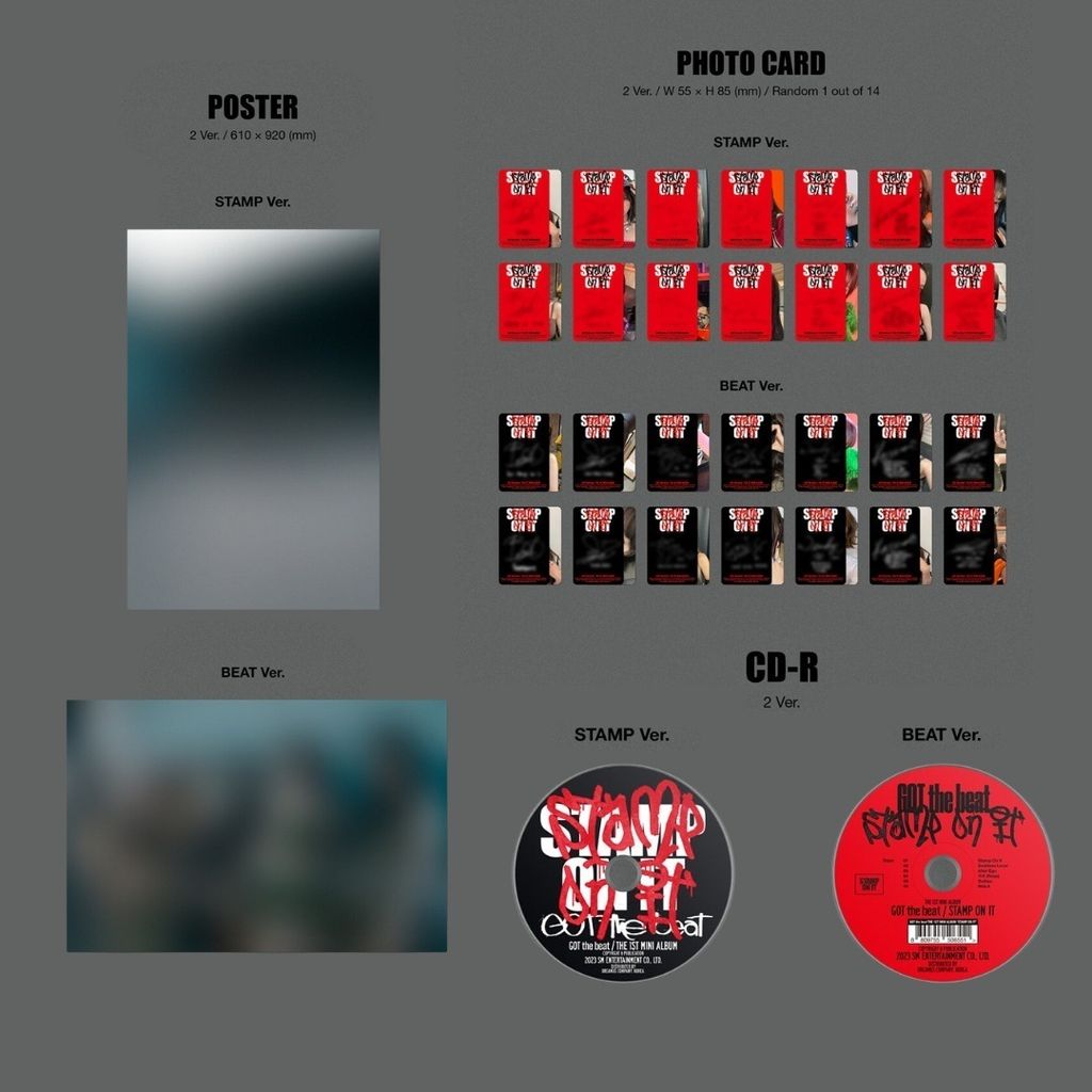 GOT THE BEAT (少女時代、aespa、Red Velvet、BOA) - Stamp On It（CD） 內頁 1