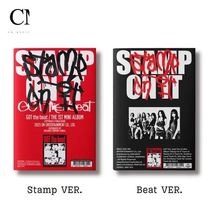 GOT THE BEAT (少女時代、aespa、Red Velvet、BOA) - Stamp On It（CD） 封面