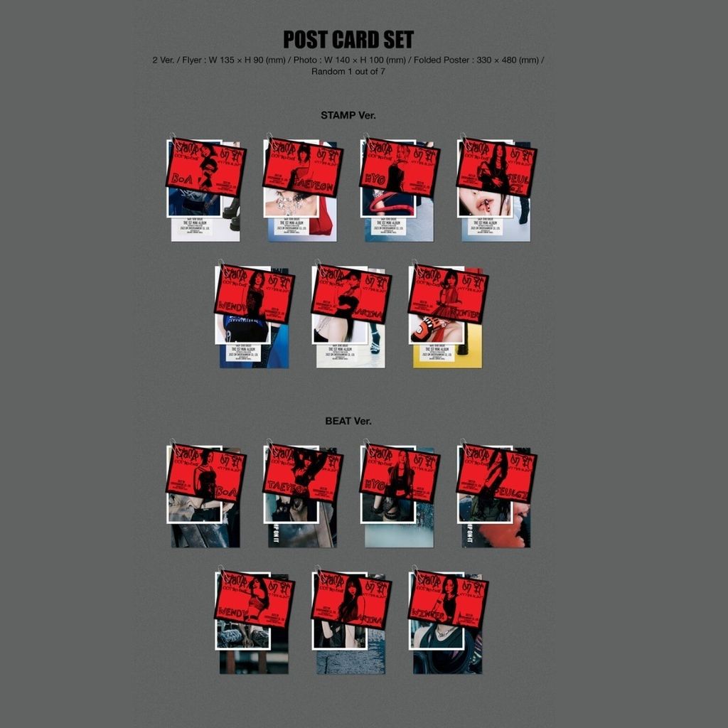 GOT THE BEAT (少女時代、aespa、Red Velvet、BOA) - Stamp On It（CD） 內頁 2