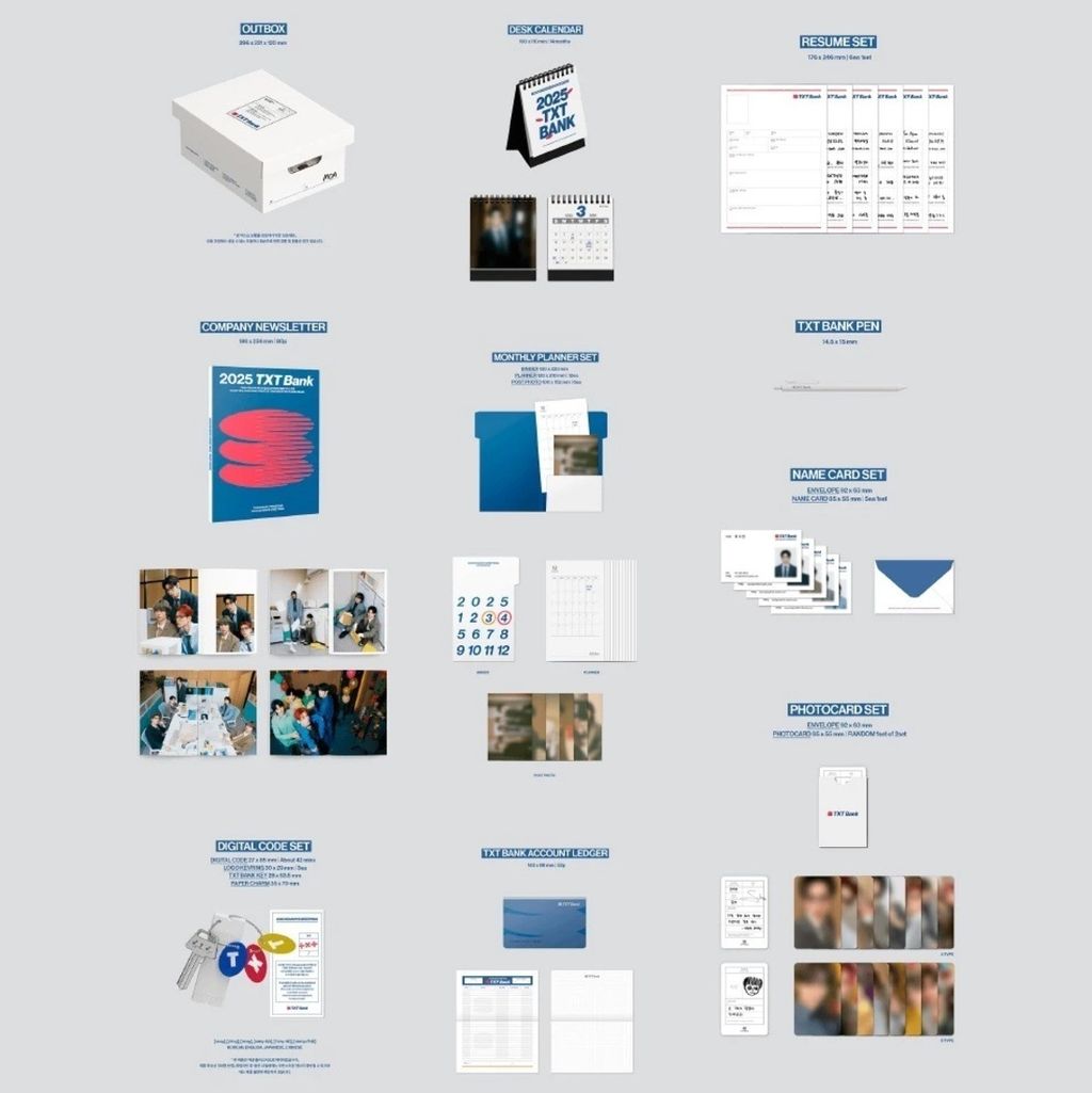 TOMORROW X TOGETHER (TXT) - 2025 Season's Greetings（年曆 / 掛曆｜官方周邊） 內頁 1